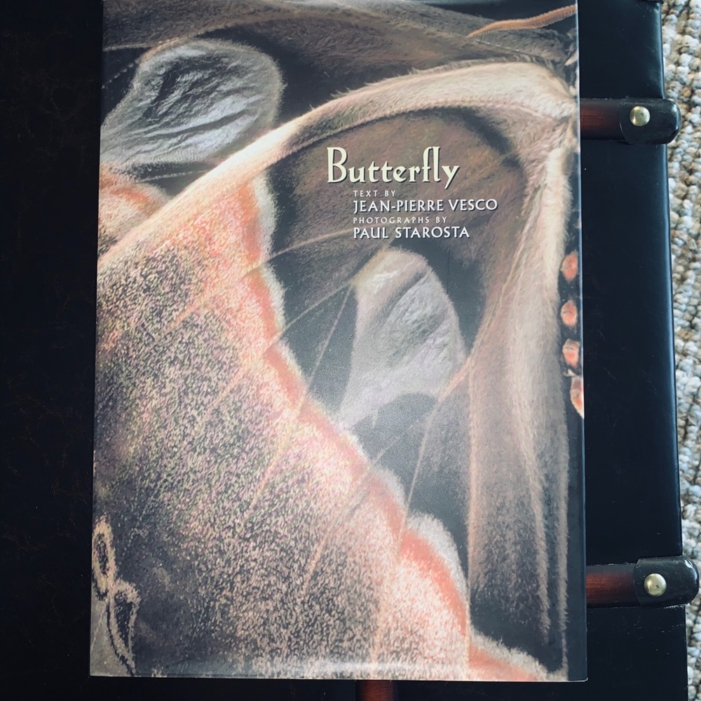 Hardback Butterfly Book By Jean-Pierre Vesco